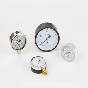 Hongqi Y100 Vacuum <b>Pressure</b> <b>Gauge</b> 0.6-2.5 Mpa External Thread Silicone Oil For Water Air Oil Hydraulic <b>Pressure</b> - Product Image 1