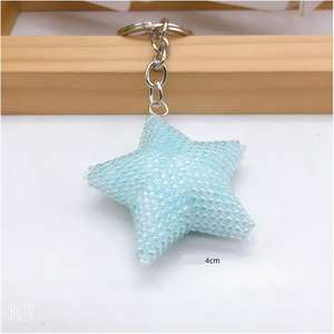 Llavero Sólido con Diseño <span class=keywords><strong>de</strong></span> Dibujos Animados, Azul Lago Claro, Joyería <span class=keywords><strong>de</strong></span> Moda Gótica Popular, Colgante <span class=keywords><strong>de</strong></span> Bolso <span class=keywords><strong>de</strong></span> Viaje con Cuentas - Product Image 2