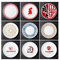 Fabrication Sur Mesure Vente en Gros Assiettes en Porcelaine Blanches pour Restaurant avec Logo
