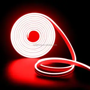 नीयन फ्लेक्स का नेतृत्व किया 220v 360 डिग्री लचीला एलईडी नीयन प्रकाश सफेद लाल, नीले लाल, पीले IP68 नीयन फ्लेक्स का नेतृत्व किया ट्यूब रस्सी प्रकाश