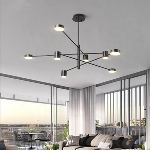Lampe suspendue industrielle au design moderne, Luminaire décoratif d'intérieur, idéal pour une salle à manger ou un Restaurant - Product Image 1