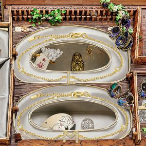 Bracciali a Catena in Stile Classico con Micro Pavé di Zirconi CZ, Lettera Alfabetica a <span class=keywords><strong>M</strong></span>, Gioielli per Donne, Regalo per Feste e Vacanze - Product Image 2