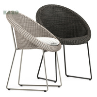 Hasır Rattan kamışı tik ahşap istiflenebilir restoran yemek açık Metal Modern lüks bahçe eğlence alüminyum halat veranda sandalye