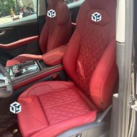 Housses de siège auto sur mesure 5 places Luxe Haute Qualité Adaptées pour Audi S7 A4 A6 A3 Q5 Q7 TT A7 Q3 A5 Q4 Q6
