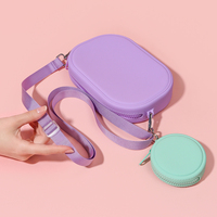 Nouveau style tendance : Sac à bandoulière portable et léger pour femme avec sangle réglable, sac à main, faible MOQ, sac bandoulière en silicone pour téléphone portable