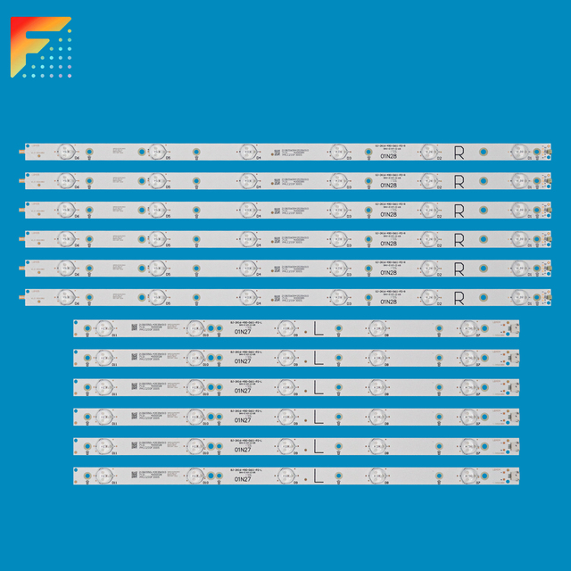 LED Strips TV LED Strip Light Backlight for Philips 49PFH5501/88 49PFS4131/12 49PUS6401/12 GJ-2K16-490-D611-P2-R L LBM490E0501