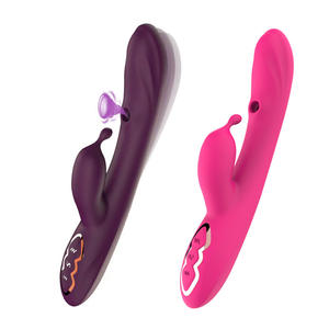 महिला सेक्स खिलौने क्लिट बूब्स g स्पॉट वाइटिंग 7 आवृत्ति मजबूत चूसने समर्थन और वांड मालिश खरगोश कंपन - Product Image 2