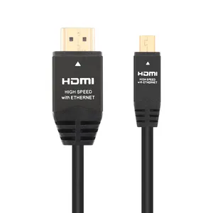 अल्ट्रा स्लिम एचडीएमआई केबल 4K 0.5m 1M 1.5M 3M 5M 10M 4k माइक्रो मिनी HDMI से HDMI केबल