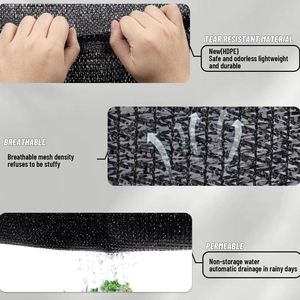 Rete Ombreggiante <span class=keywords><strong>per</strong></span> Esterni in HDPE Vergine o Riciclato, Tasso di Ombreggiatura 70%, Personalizzabile <span class=keywords><strong>per</strong></span> Agricoltura, Fattorie e Giardini - Product Image 4