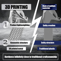Pièces d'impression 3D en métal optimisées en termes de topologie Oitech, conception générative, support SLM DMLS, OEM personnalisé