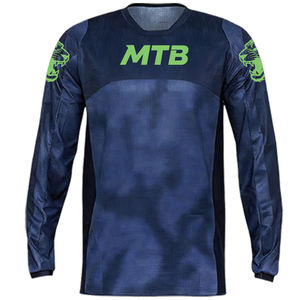 Nouveau maillot de vélo de montagne léger à manches longues pour hommes et femmes, chemise de descente, équipement de motocross d'été, vêtements de cyclisme personnalisables - Product Image 3