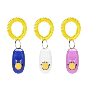 Dog Pet Training Clicker with Button and Bracelet