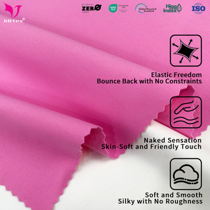 4 vías estiramiento doble cara semi brillante spandex28 nylon72 tela para leggings ropa deportiva de yoga y trajes de baño - Product Image 2