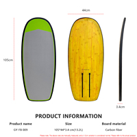 Fabricant Direct Planche Hydrofoil Wing en Fibre de Carbone + PVC 105cm 13L Unisexe pour Surf en Vague Contrôle Stable Approvisionnement en Gros