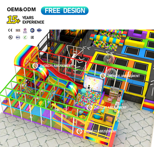 Trẻ Em Trong Nhà Sân Chơi Thiết Bị Trong Nhà Mềm Chơi Thiết Bị Với Donut Trượt & Bọt Pit Trampoline Công Viên Cho Trẻ Em - Product Image 2