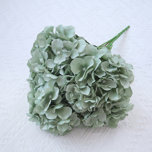 Jadflower Handmade Tùy Chỉnh Màu Sắc Nhân Tạo Lụa Tú Cầu Bó Hoa Cho Đám Cưới Giáng Sinh Tốt Nghiệp Năm Mới Trang Trí Nội Thất-Không Thấm Nước - Product Image 2