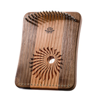 2024 New String Harp Veneer Easy to Learn Lyre Harp Professional Play Small Harp Instruments 17/31 Strings