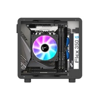 Caja de Ordenador Personalizada Flex ATX Mini ITX, Marco de Aluminio para Escritorio, Panel Frontal Transparente
