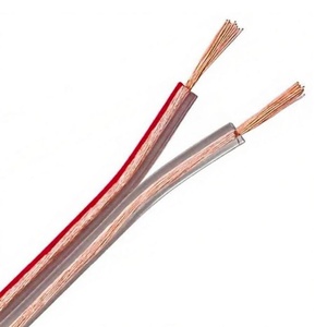 Câble de haut-parleur transparent CCA non blindé isolé en PVC 14AWG/16AWG/18AWG en bobine pour systèmes d'enceintes d'ordinateur - Product Image 2
