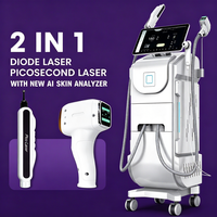 Appareil de réduction permanente des poils par laser diode indolore Perfectlaser, machine de suppression des tatouages pigmentaires par laser picoseconde