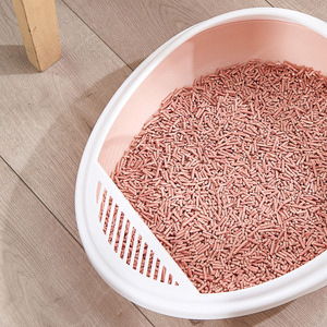 Meilleures ventes de fournitures pour animaux de compagnie Grand bac à litière pour chat PP de luxe semi-fermé Toilette pour chat facile à nettoyer avec pelle à litière pour chat - Product Image 5