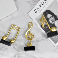 Personnalisé Moderne Simple Musique Trophée Personnel Notes Piano Décoration Décor À La Maison Piano Chambre Artisanat Cadeaux