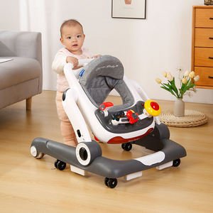 NOUVEAU Trotteur multifonctionnel pour bébé avec roues antidérapantes et silencieuses, panneau de jeu intelligent détachable, jouets pour trotteur, transformable siège-à-levé - Product Image 2