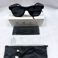 Lunettes Intelligentes Électrochromiques avec Caméra 1080P Intégrée, Traduction en Temps Réel, Audio Hi-Fi, Assistant IA, Recharge Type-C, Idéales pour les Voyages