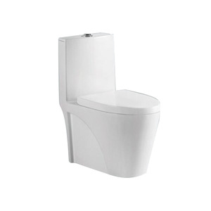 Inodoro con sifón cerámico integrado, descarga superior con doble botón, ahorro de agua, para casa y hotel - Product Image 3