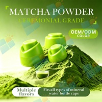 Poudre de Matcha de Qualité Cérémonielle OEM ODM Marque Privée avec Bouchon de Bouteille et Sachets Individuels de 2g pour une Utilisation Quotidienne Pratique
