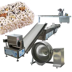 Memastikan nutrisi optimal gembung millet Yikou jalur produksi gula kacang renyah