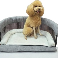 Attache sous-matelas portable pour berceau de chien, lit d'appoint gain de place pour animaux jusqu'à 10 kg