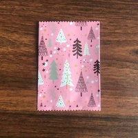 100 pièces de dessin animé mignon renne de noël bricolage fait à la main Nougat emballage de bonbons