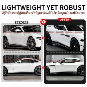 Vente Flash : Aileron de voiture en fibre de carbone sèche, style MSY, pour Ferrari Roma - Product Image 3