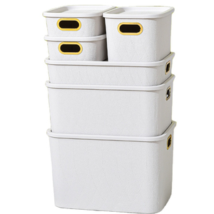 7.1L plastic flat Multifunction Storage Containers with handles