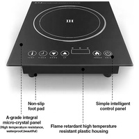 VBGK petite cuisinière à induction simple mince mini cuisinière à induction portable 220v cuisinière à induction