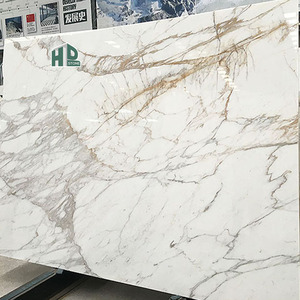 HDSTONE Italia oro <span class=keywords><strong>Calacatta</strong></span> Vagli Oro mármol con vetas de oro Natural Calcuta oro mármol Losa - Product Image 5
