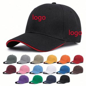 Gorras al por Mayor, Bordado Personalizado, Color Sólido, Gorras de Béisbol con Visera Tipo Sandwich, Gorras Personalizadas - Product Image 1