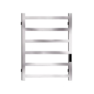 <span class=keywords><strong>Sèche</strong></span>-<span class=keywords><strong>serviettes</strong></span> <span class=keywords><strong>électrique</strong></span> mural FRODIS, grand modèle gris mat, design vertical moderne, en acier inoxydable, 60 cm, pour salle de bain - Product Image 1
