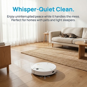 เครื่องดูดฝุ่นหุ่นยนต์อัจฉริยะสำหรับใช้ในบ้านพร้อมฟังก์ชั่นถูพื้น ขายส่งจากโรงงาน เครื่องใช้ไฟฟ้าขนาดเล็กสำหรับบ้าน - Product Image 4