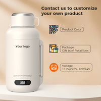 Bouilloire électrique portable grande capacité 1L, isolée sous vide, chauffe rapidement