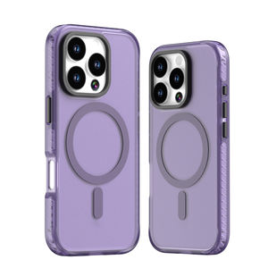 เคสโทรศัพท์แม่เหล็กแบบแข็งใสแฟชั่นใหม่แบบ3 in 1สำหรับ <span class=keywords><strong>iPhone</strong></span> 16 15 14 13 12 <span class=keywords><strong>11</strong></span> <span class=keywords><strong>PRO</strong></span> <span class=keywords><strong>MAX</strong></span> - Product Image 1