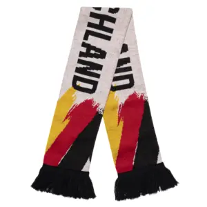 Wholesale German flag printed scarf high quality 100% acrylic scarf Winter Warm for Football Fans Team Club Scarves