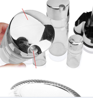 Ensemble de pots à épices en acier inoxydable résistant à l'humidité, sans odeur, avec support, boîte à condiments, flacon à épices pour la cuisine