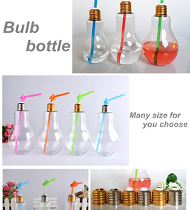 Trang Trí Lễ Hội Sản Phẩm Mới 320 500Ml Bóng Đèn Bằng Nhựa Nhiều Màu Cốc Cốc Hình Bóng Đèn LED Chai Pet Trong Suốt - Product Image 5