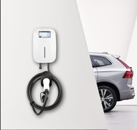 Bornes de recharge murales pour véhicules électriques OEM, 7 kW, boîtier mural, chargeur EV 32A, station de recharge rapide GBT pour véhicules électriques, chargeur de voiture électrique
