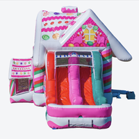 Combo Inflable de Dulces FUN BOUNCE - Material de PVC para Uso Comercial en Exteriores