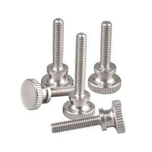 สกรูสเตนเลสสตีล304แบบขันด้วยมือสลักเกลียวสองชั้น M2M3M4M5M6-M10สกรูหัวใหญ่ - Product Image 5