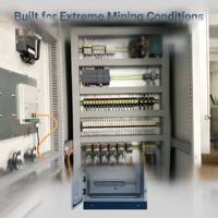 Consola de Control Personalizada para Sistema de Accionamiento Eléctrico con Convertidor de Frecuencia Digital Completo y Automatización PLC para Elevadores Mineros Industriales