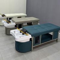 Fauteuil de lavage Yapin pour salon de coiffure avec circulation d'eau et vapeur, lit de shampoing thaïlandais pour soin capillaire